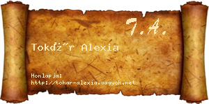 Tokár Alexia névjegykártya
